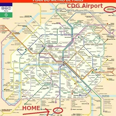 Feriehus K2 - Maison 15 Min Paris Parc Expos - 3 6 Lits